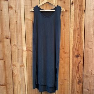 Clutch long black dress